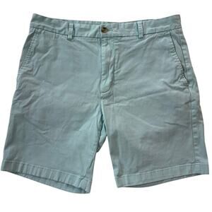 Vineyard Vines Men's 9 Inch Stretch Breaker Shorts Light Green Sz 34